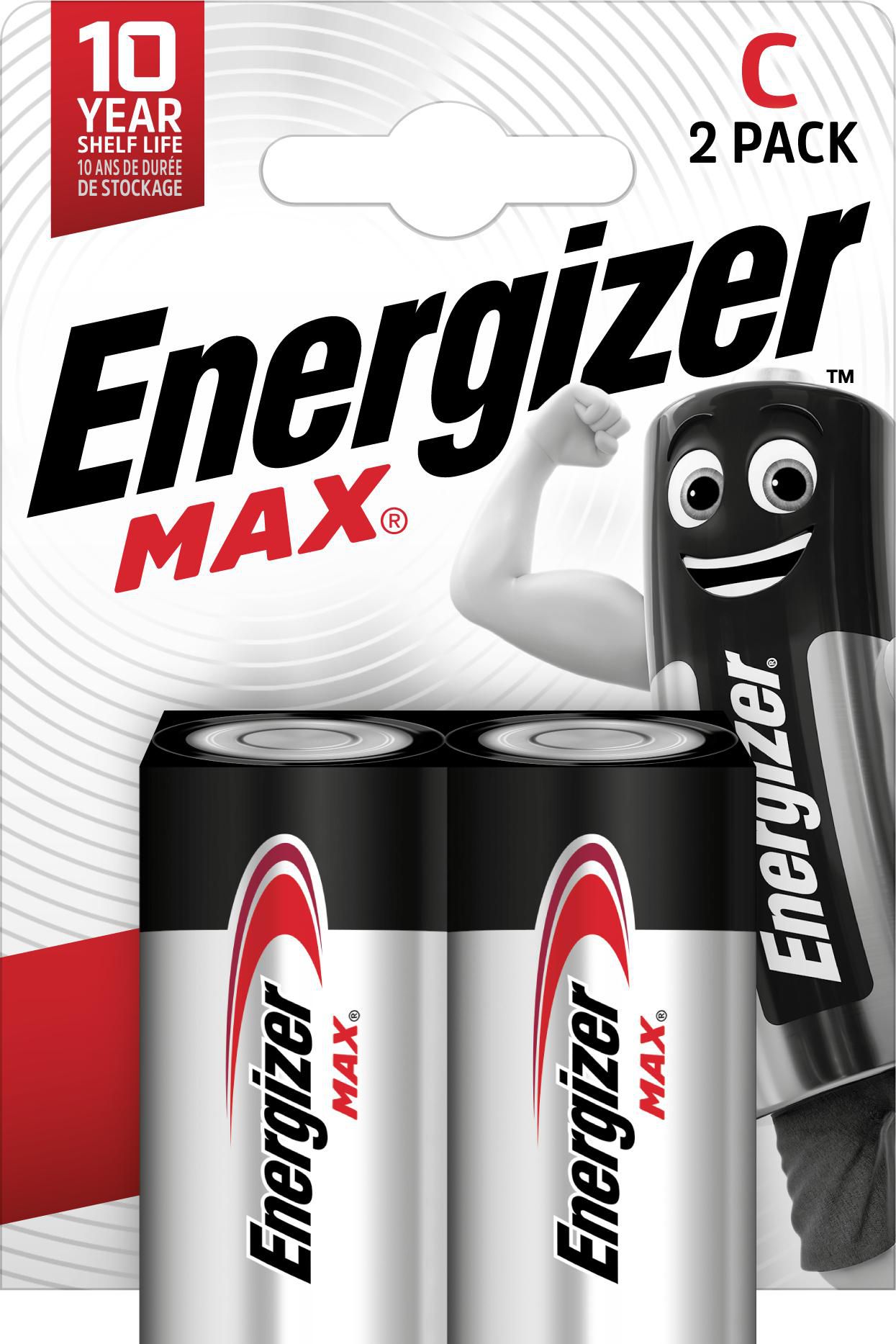 ENERGIZER Batterie Max Alkaline C/Baby/LR14 2 Stück/Pack. (E301533200)