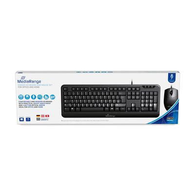 MediaRange MROS108 W128289007 Keyboard Mouse Included Usb 