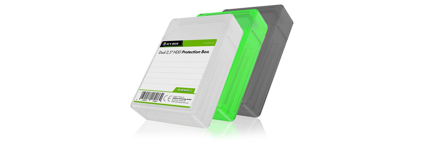 ICY-BOX IB-AC6025-3 W128289044 Pouch Case Plastic Green, 
