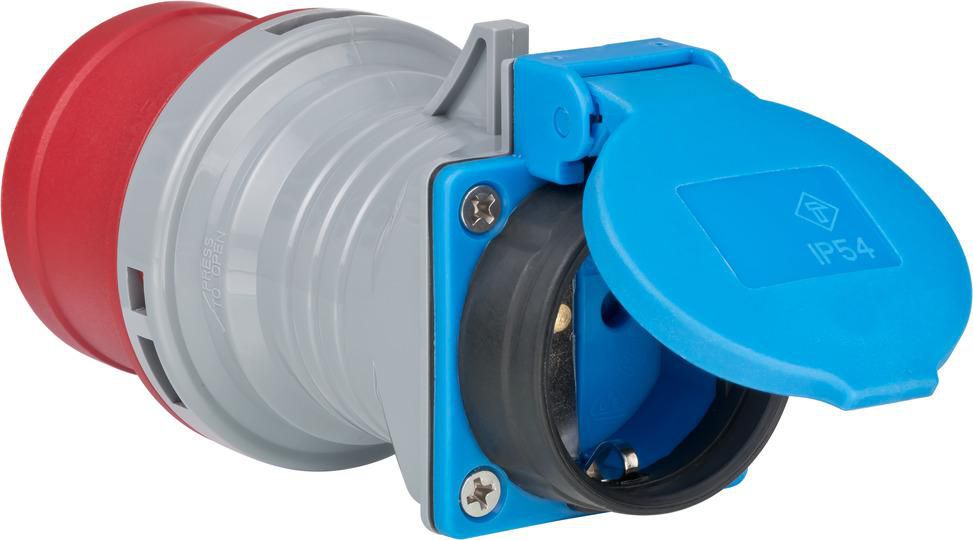 Brennenstuhl 1081690 W128289060 Power Plug Adapter Blue, 