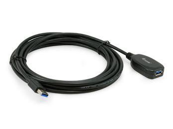EQUIP USB Kabel 3.0 A -> A St/Bu  5.00m Verl. aktiv