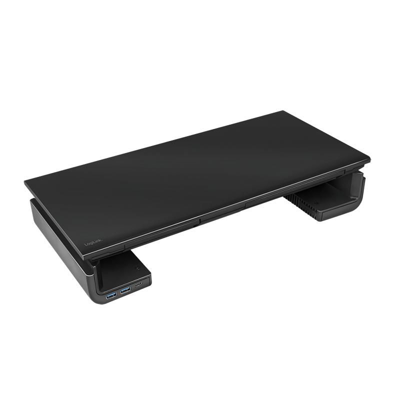 LOGILINK Monitorerhöhung,420-520mm, ergo.,2xUSB 3.0, 1xUSB-C