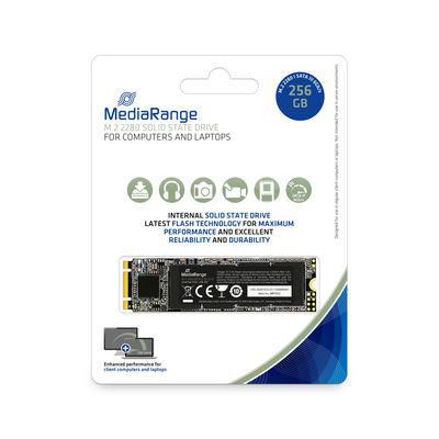 MediaRange SSD M.2 2280 256GB SATA 6 Gbit/s, 256GB, nero