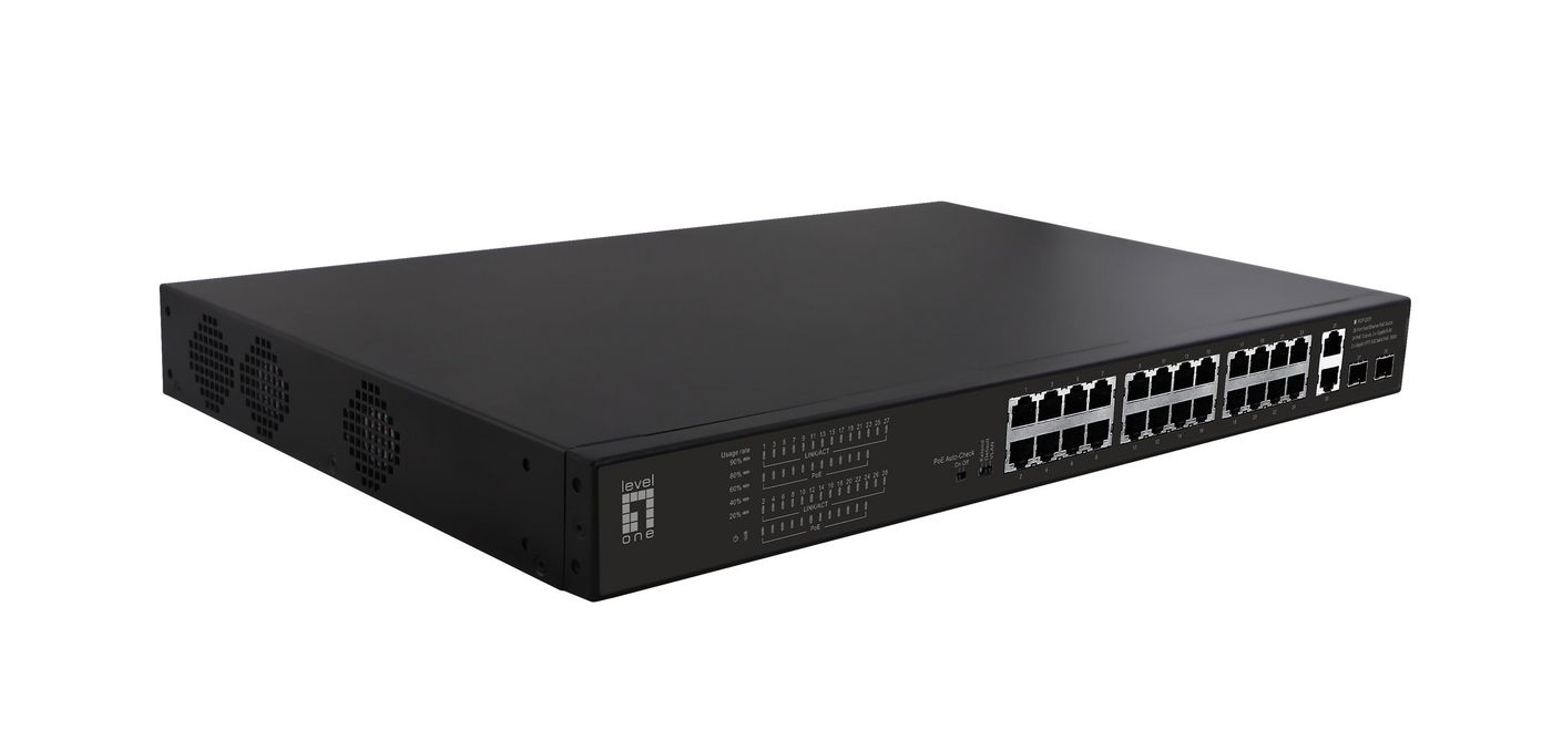 LevelOne FGP-2831 W128289802 Network Switch Unmanaged Fast 