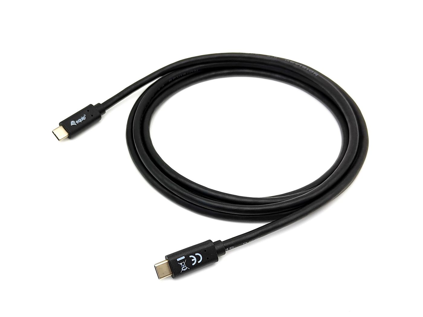 EQUIP USB 3.2 Gen 1x1 Typ C auf Typ C Kabel - M/M - 2.0 m - 2 m - USB C - USB C - USB 3