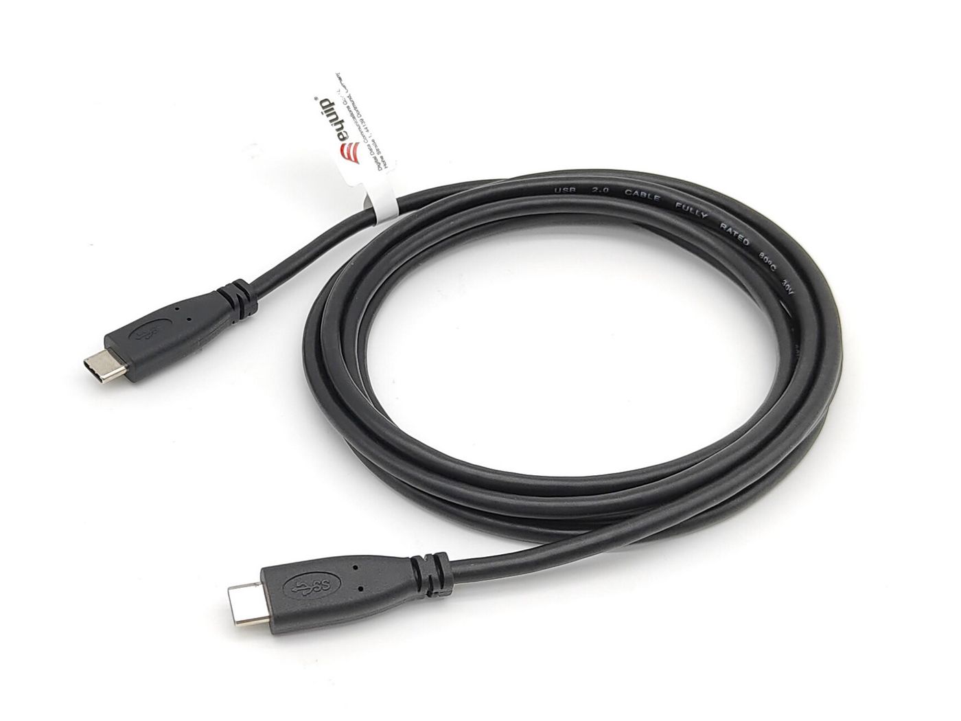 EQUIP USB 2.0 Typ C Kabel - M/M - 2.0 m - 2 m - USB C - USB C - USB 2.0 - 480 Mbit/s -