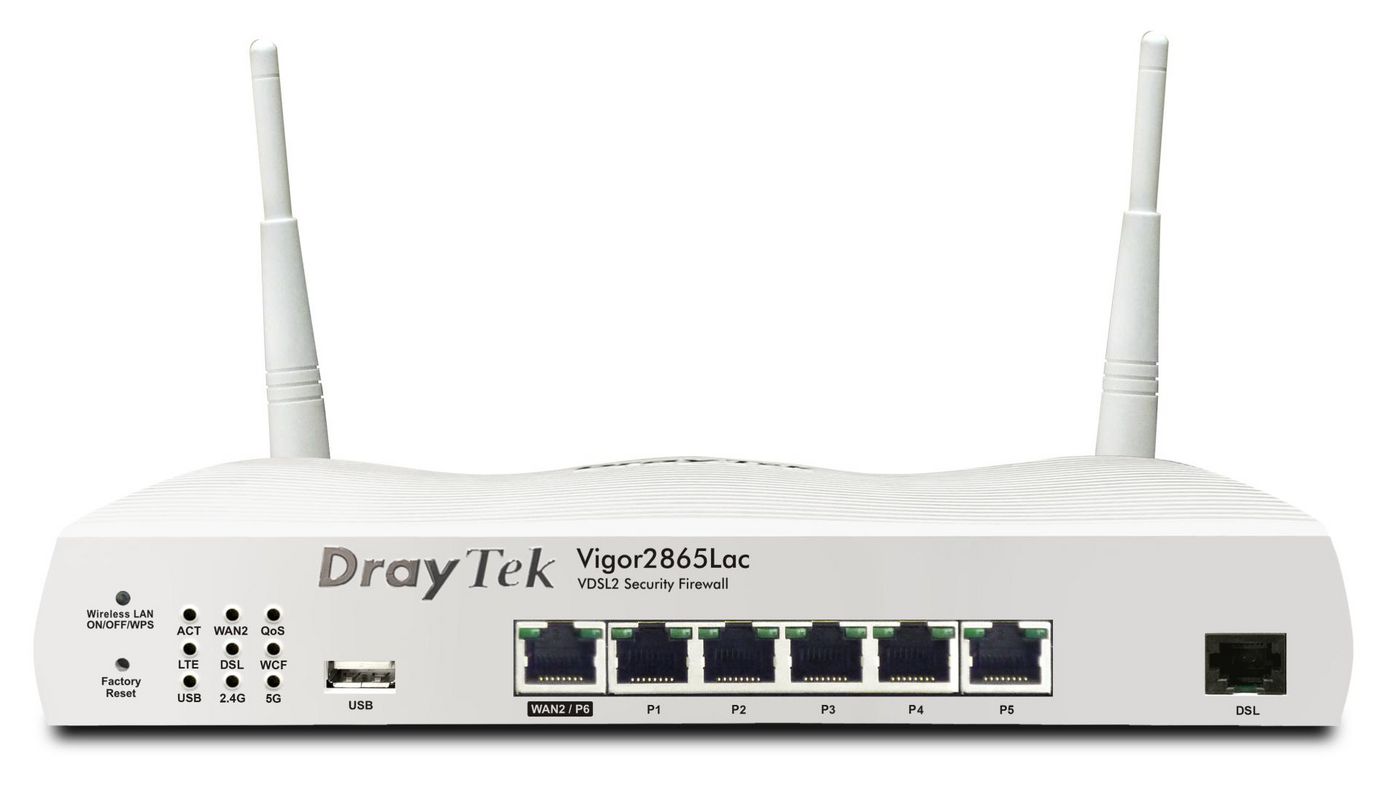 Draytek V2865VAC-B-DE-AT-CH W128290205 Vigor 2865Vac Wireless Router 