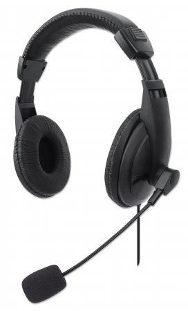 Manhattan 179881 W128290274 Stereo Over-Ear Headset 