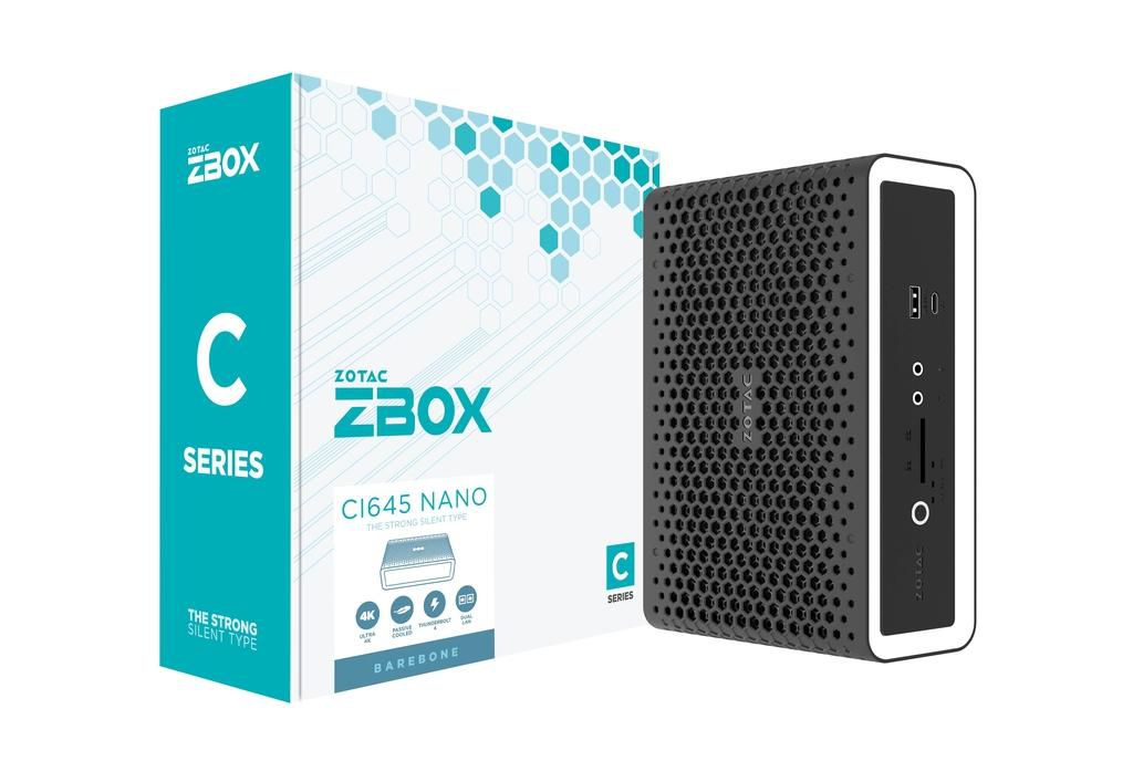 Zotac ZBOX-CI645NANO-BE W128290373 Zbox Ci645 Nano 1.8L Sized Pc 