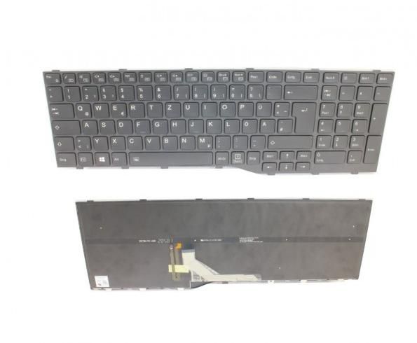 FUJITSU KEYBOARD BLACK W/ BL GERMAN für U7511