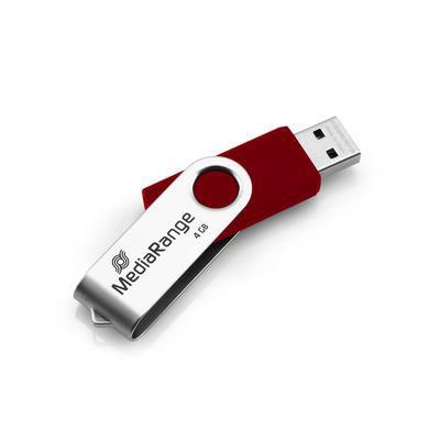 MediaRange MR907-RED W128290696 Usb Flash Drive 4 Gb Usb 