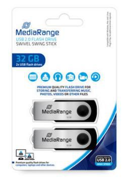 MediaRange MR911-2 W128290699 Usb Flash Drive 32 Gb Usb 