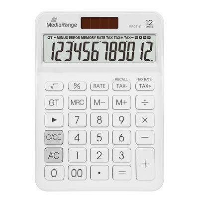 MediaRange MROS191 W128291143 Calculator Desktop Basic White 