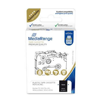MediaRange MRBTZ335 W128291494 Plastic Tape Cassette, For 