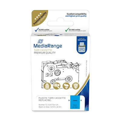 MediaRange MRBTZ531 W128291496 Plastic Tape Cassette, For 