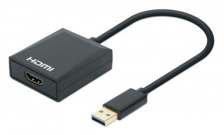 Manhattan 153690 W128291640 Usb-A To Hdmi Cable, 