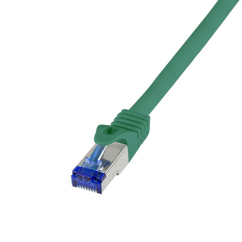 LogiLink C6A105S W128292209 Networking Cable Green 15 M 
