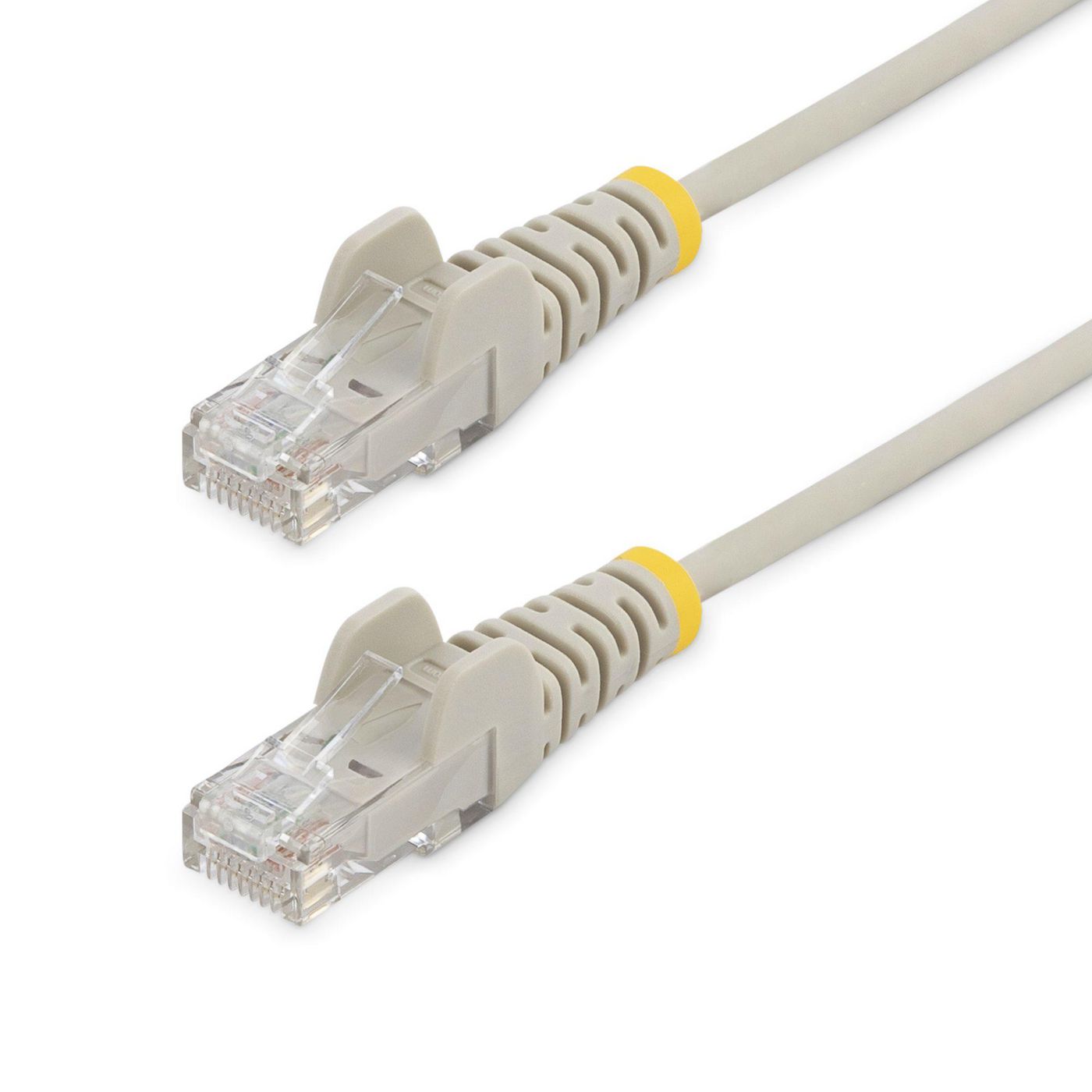 STARTECH.COM 1m Cat6-Kabel - Schlankes Cat6-Patchkabel - Grau - Snagless-RJ45-Steckverbinder - LSZH