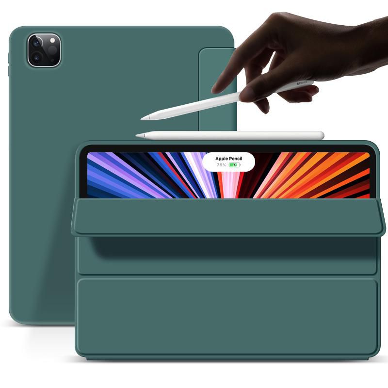 Denver Folio Case iPad Pro 11 2022/2021. Dark Green Pu