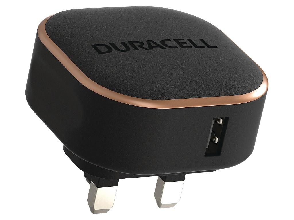 Duracell DRACUSB12-UK W128297293 Mobile Device Charger Black 