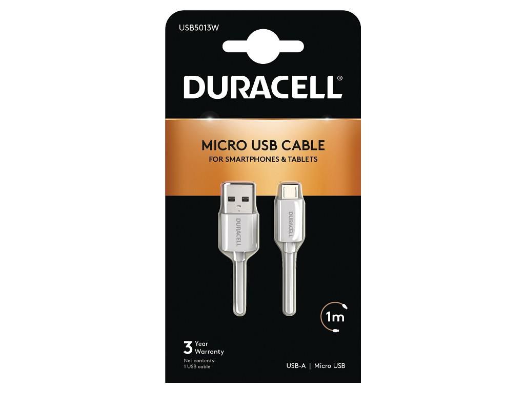 Duracell USB5013W W128297457 SyncCharge Cable 1 Metre 
