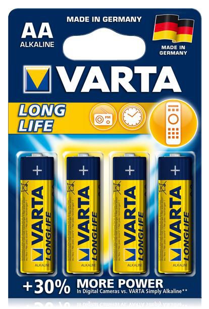 Varta 4106110414 W128253539 Single-Use Battery Aa Alkaline 