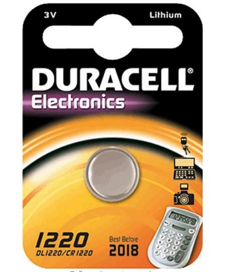 Duracell 668885 W128298522 Cr1220 3V Single-Use Battery 