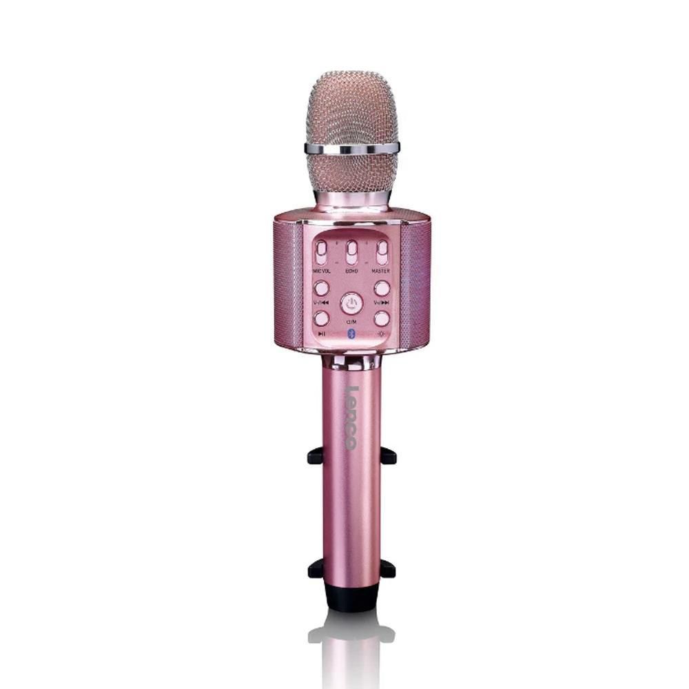 LENCO BMC-090PI Bluetooth Lautsprecher AUX, inkl. Halterung Pink
