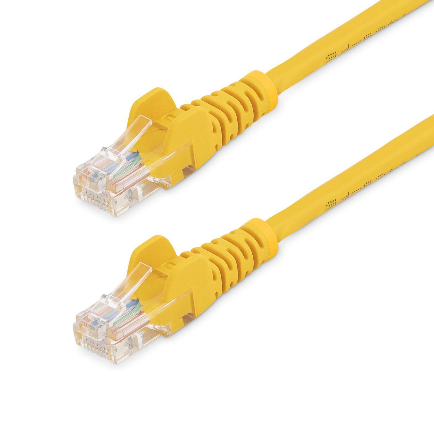 STARTECH.COM 0,5m Cat5e Ethernet Netzwerkkabel Snagless mit RJ45 - Cat 5e UTP Kabel - Gelb