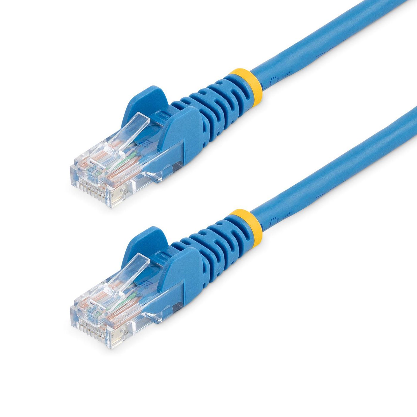 STARTECH.COM 0,5m Cat5e Ethernet Netzwerkkabel Snagless mit RJ45 - Cat 5e UTP Kabel - Blau