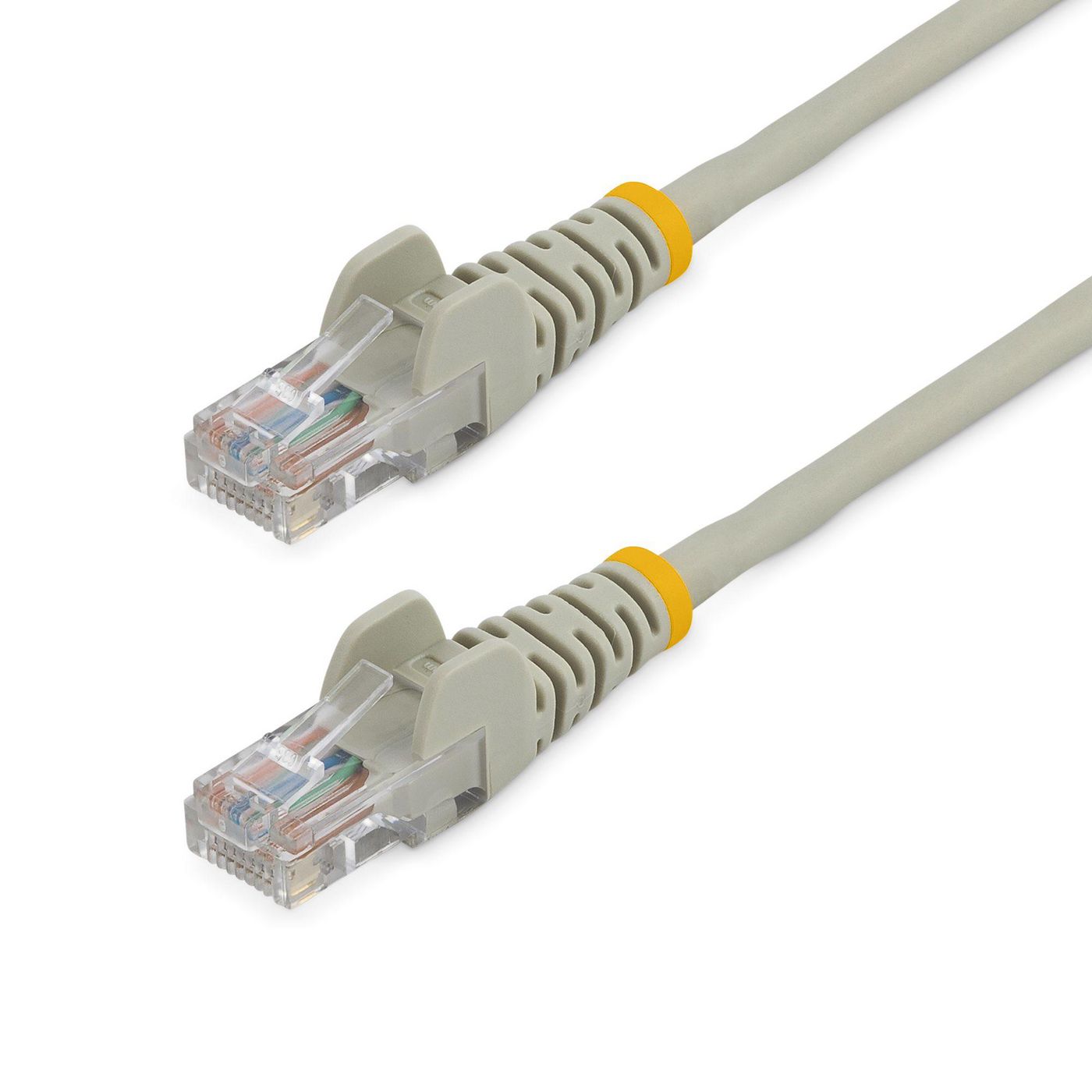 STARTECH.COM 15m Cat5e Snagless RJ45 UTP Patchkabel - Cat 5e Netzwerkkabel 15 m - Grau