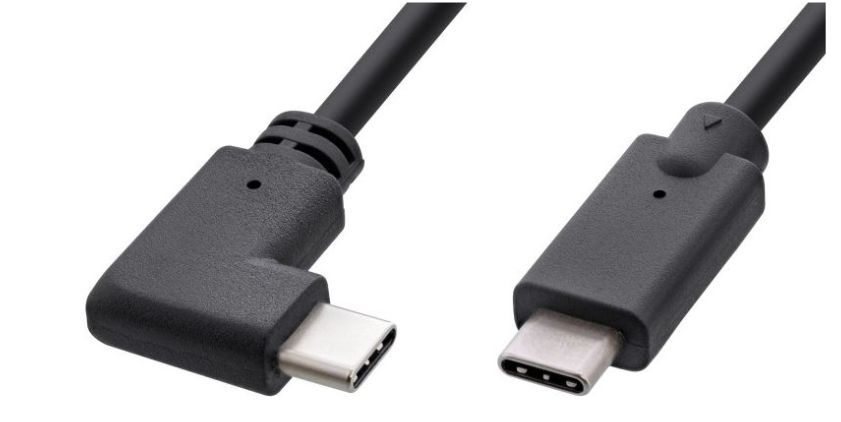 MICROCONNECT USB-C cable 1m 3.2 Gen2 one end Angled 60W 10Gbps - Kabel - Digital/Daten - 1 m (USB3.1