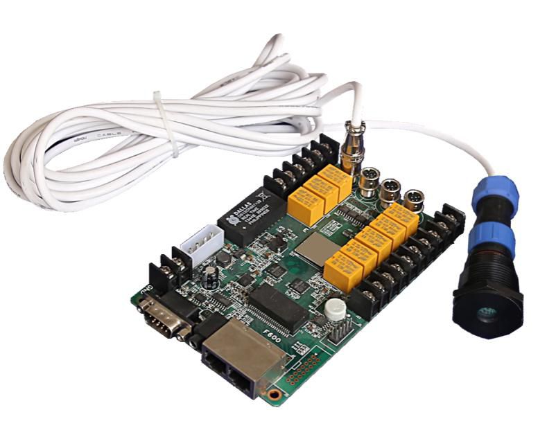 Light sensor for LED display