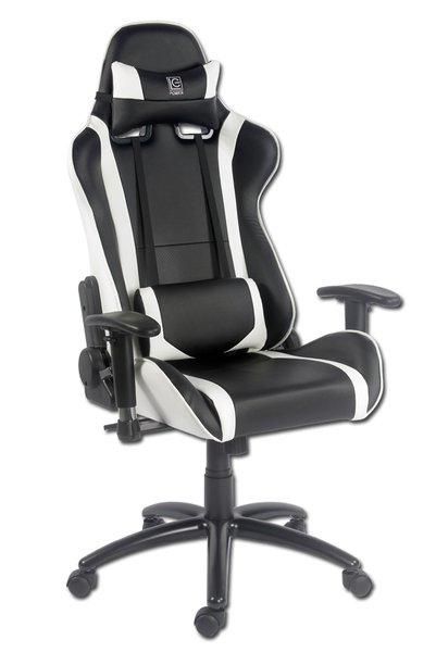LC-POWER Gaming Chair LC-Power LC-GC-2 schwarz/weiß