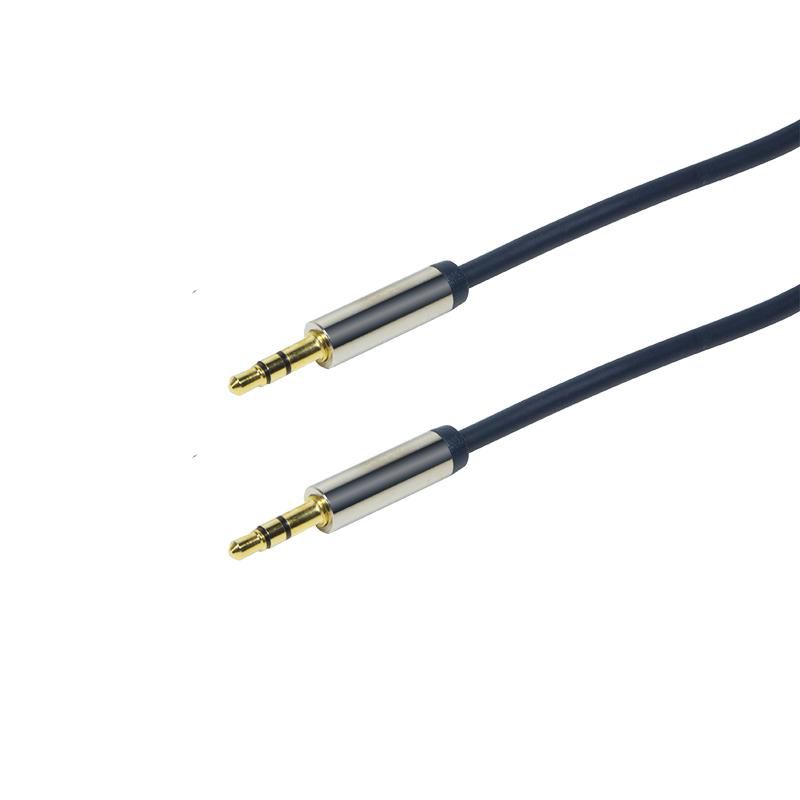 LOGILINK Audio Cable 3.5 Stereo M/M, straight, 1,00m, blue