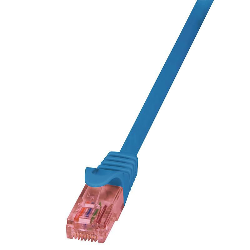 LOGILINK CAT6 U/UTP Patch Cable AWG24 LSZH blue 2.00m Prime Line