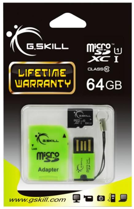 GSkill FF-TSDXC64GC-U1 W128303312 Memory Card 64 Gb Microsdxc 
