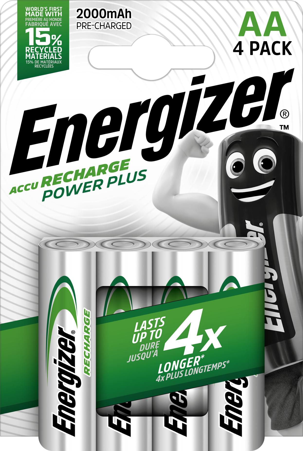 Energizer E300626700 W128253126 Accu Recharge Power Plus 2000 