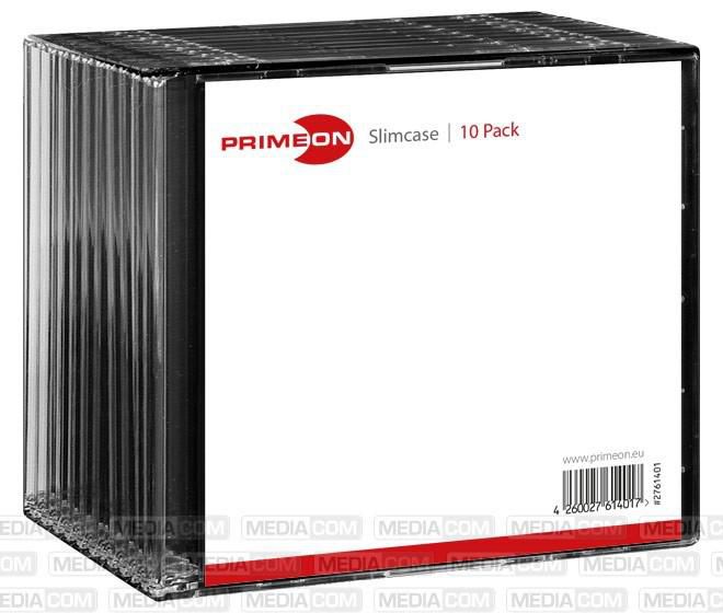 PRIMEON 44-100-401 W128312422 Slimcase Box fr 1 Disc 