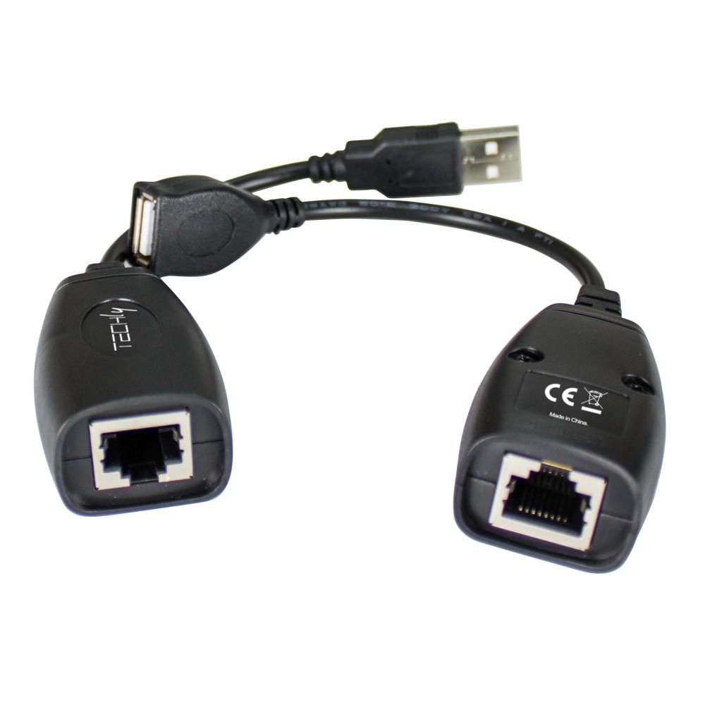 USB EXTENDER OVER CAT 5E & 6