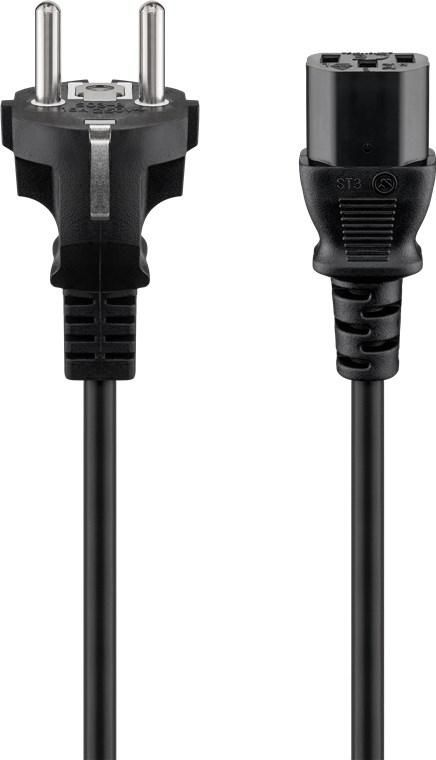 Goobay 50098 W128320470 POWER CABLE 1,8M STRAIGHT - 