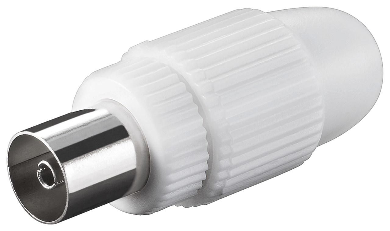 Goobay 11501 W128320994 TV COAXIAL PLUG 9.5 MM FEM - 