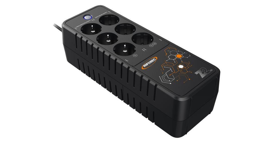 ZENERGY BOX 700VA UPS OFFLINE - 6 OUTLET - Warranty: 24M