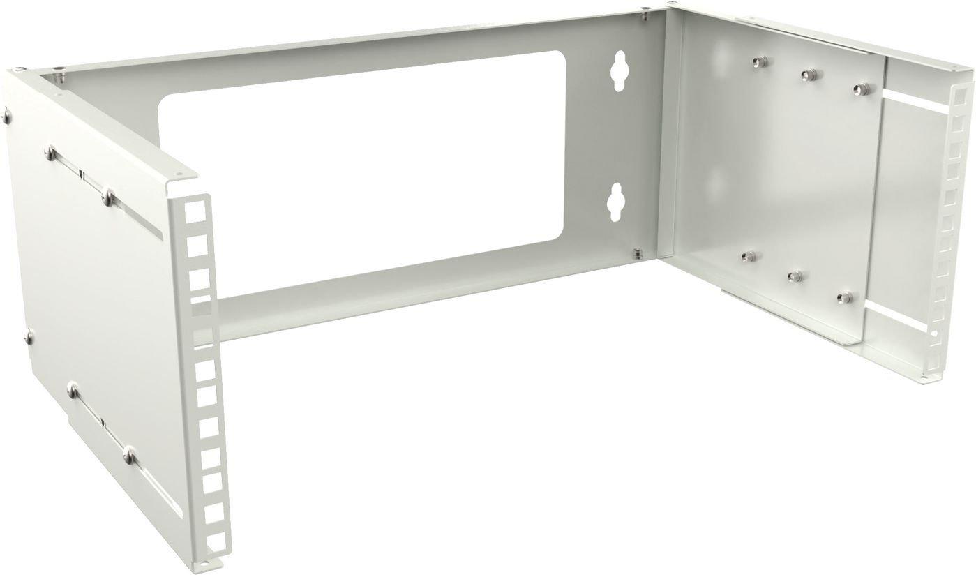 Lanview RAR205WH rack 4U Bianco (19 4U Adjustable Depth Open - Frame Rack Wall Mount - White - Warranty: 60M)