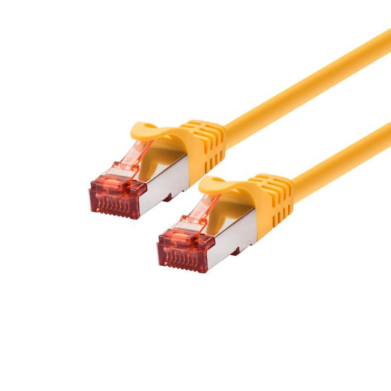 PATCH CABLE CAT6 F/UTP - 0.3M - YELLOW - Warranty 24M