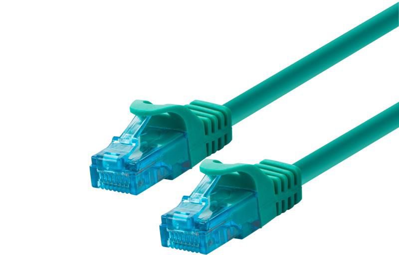 PATCH CABLE U/UTP 0.25M - - CAT5E - GREEN - Warranty: 24M