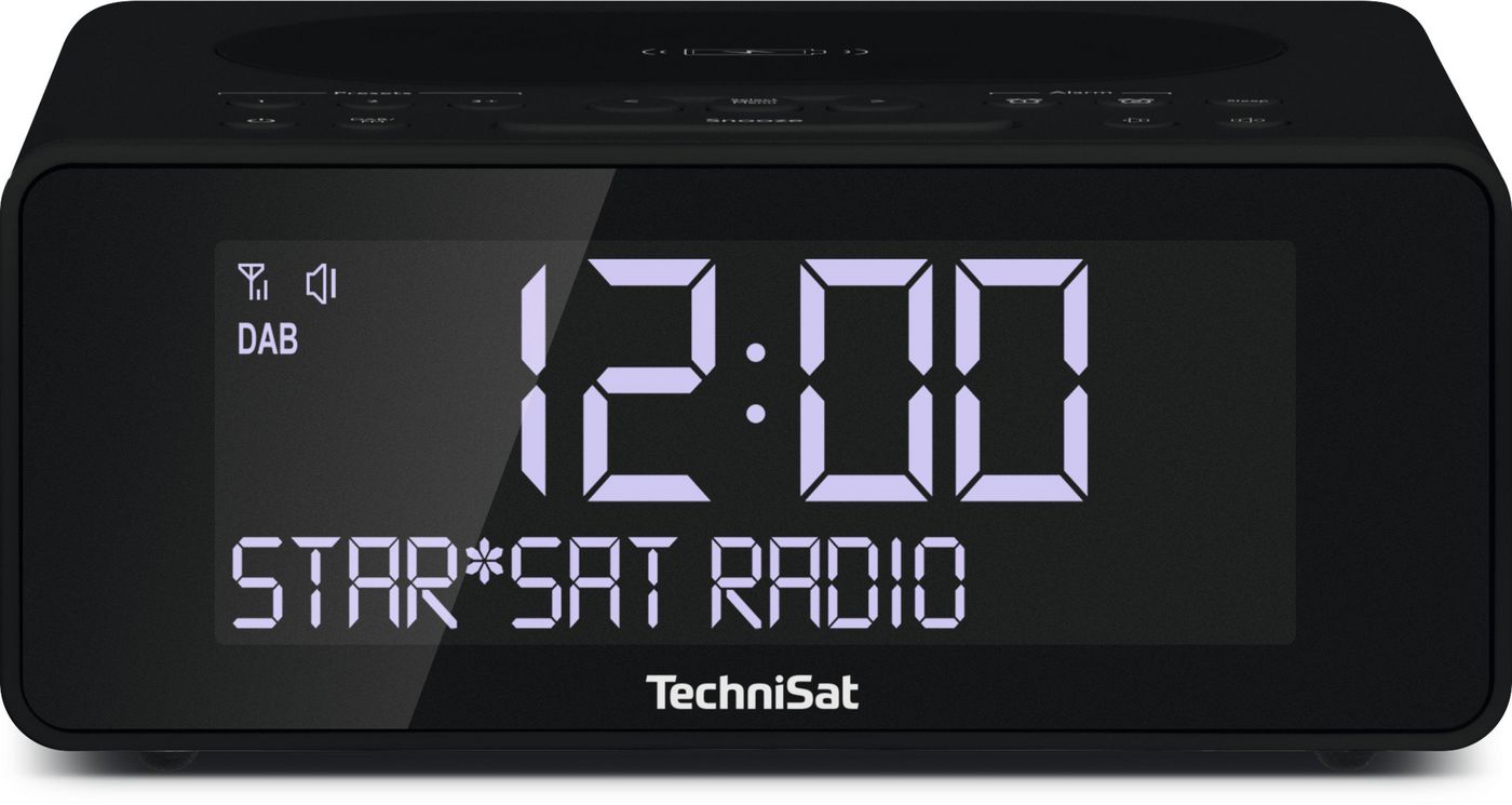 Technisat 00003914 W128329041 Radio Clock Digital Anthracite 