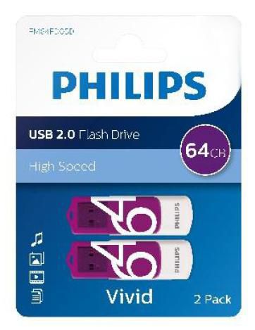 Philips FM64FD05D00 W128329582 Fm64Fd05D Usb Flash Drive 64 