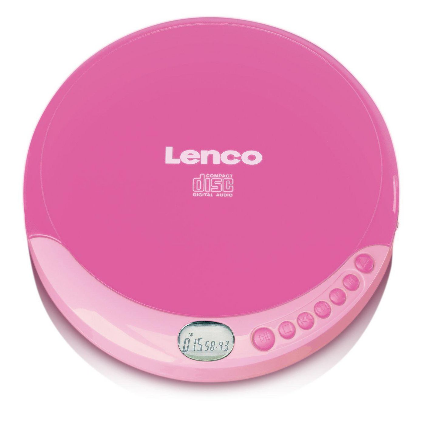 Lenco CD-011PINK W128329419 Cd-011 Portable Cd Player Pink 