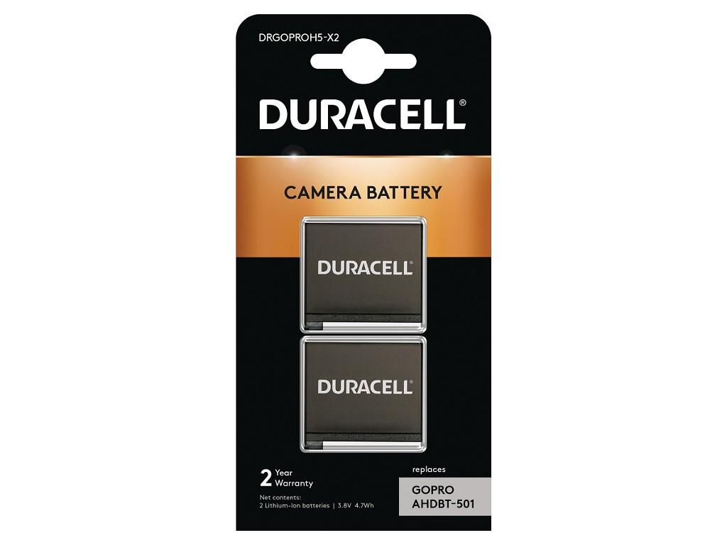 Duracell DRGOPROH5-X2 W128329495 CameraCamcorder Battery 1250 